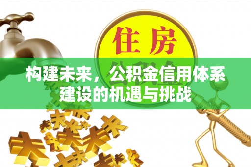 弓长岭构建未来，公积金信用体系建设的机遇与挑战